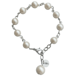 Luminous Wisdom Collection - Weighted Wisdom - Pearl Chain Link Bracelet