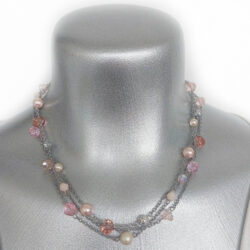 The Motherline Collection - The Gentle Heart - Three Strand Necklace
