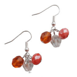 Orange Crush Collection - Creamsicle Dream - Chunky Earrings