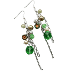 The Motherline Collection - The Harmonious Soul - Shoulder Duster Earrings