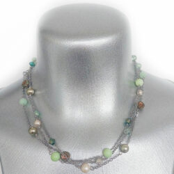 The Motherline Collection - The Harmonious Soul - Three Strand Necklace