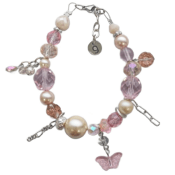 The Motherline Collection - The Gentle Heart - Shabby Chic Bracelet