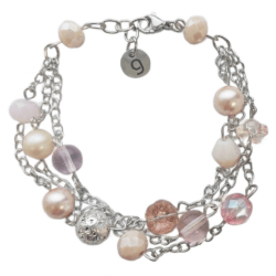 The Motherline Collection - The Gentle Heart - Three Strand Bracelet