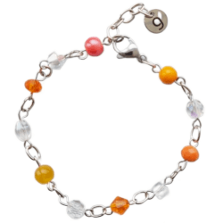 Orange Crush Collection - Groovy Glow - Beaded Bracelet
