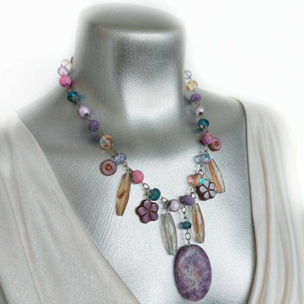 The Orchid Miracle Collection - Botanical Cascade - Necklace - Image 2