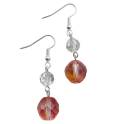 Orange Crush Collection - Orange Crush - Double Drop Earrings