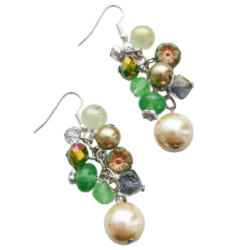 The Motherline Collection - The Harmonious Soul - Pearl Drop Cluster Earring