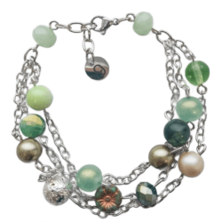 The Motherline Collection - The Harmonious Soul - Three Strand Bracelet