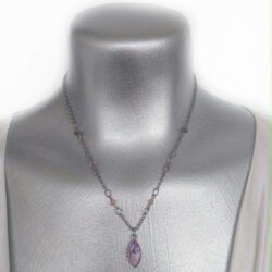 Portals To Wonderland - Lavender Logic Necklace