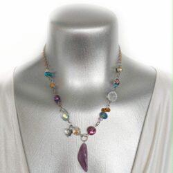 Lake Superior Collection - Amethyst Pendant Necklace - 2