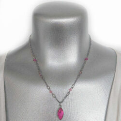 Portals To Wonderland - The Painted Rose Necklace
