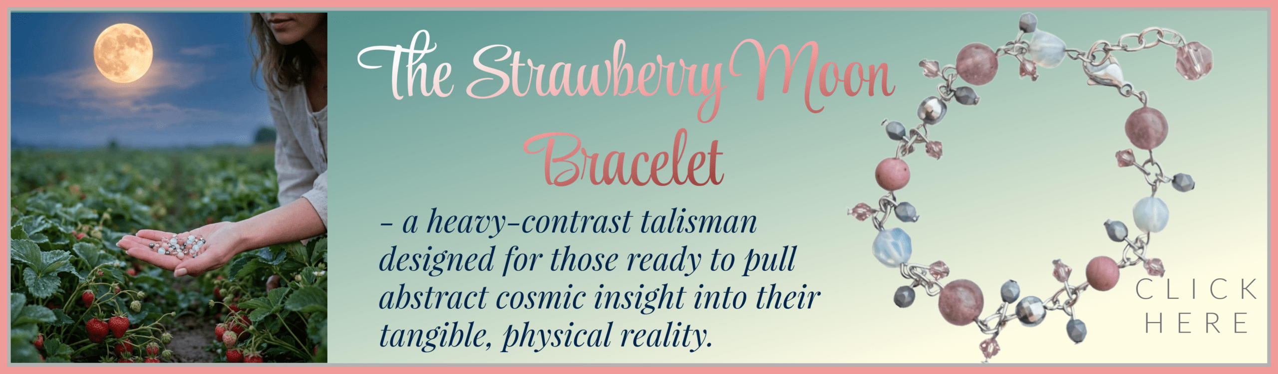 Strawberry Moon Bracelet