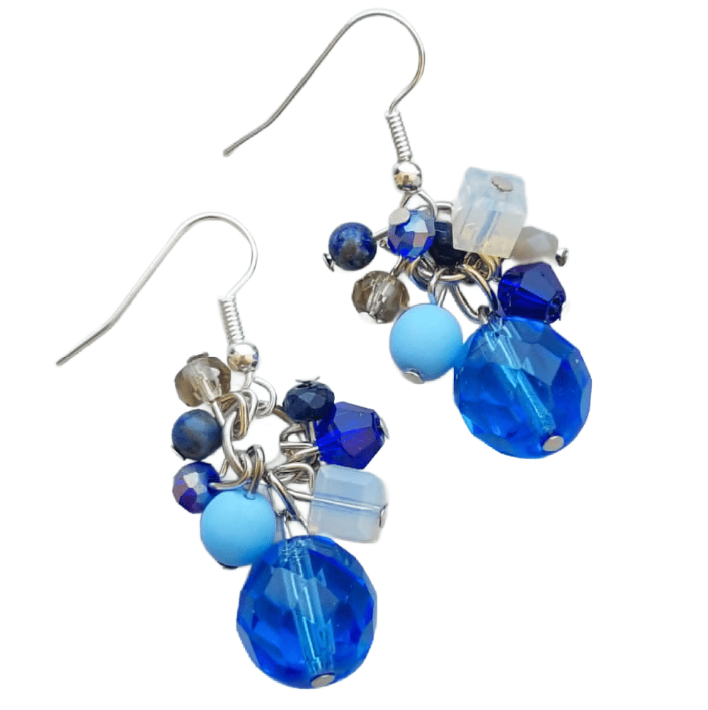 The 7th Inning Spirit Collection - Double Header - Cluster Drop Earrings
