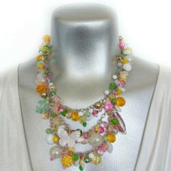 The Tea Rose Collection - The Duchess of Whimsy - Cuff Necklace