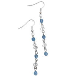 Between Dreams - Tracing Horizons - Dainty Beaded Earrings