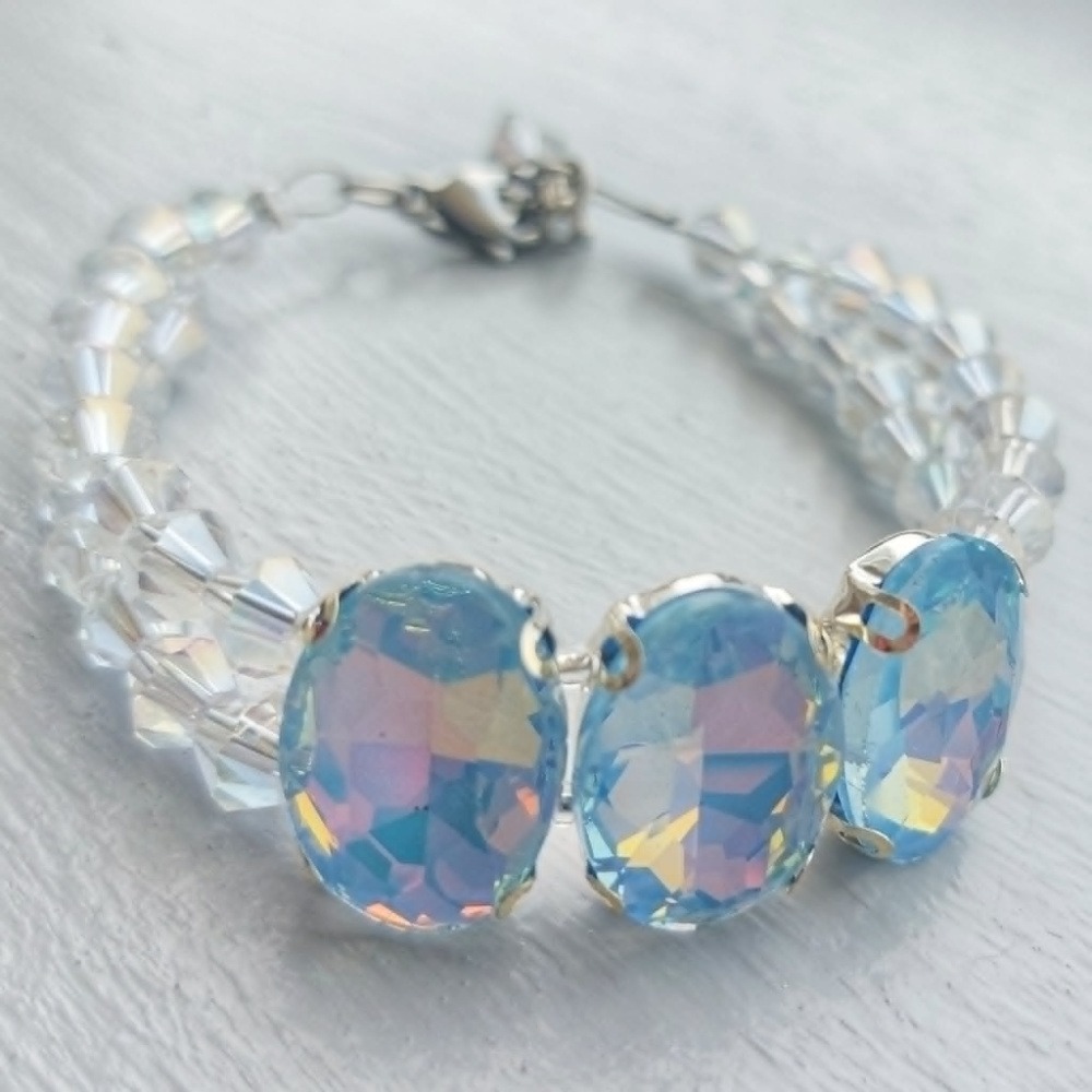 The Dreamworld Statement Bracelet - Iridescent Ether - Image 2