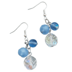Between Dreams - Before the Destination - Three Bead Earrings