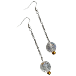 57 & Still Spinning - 49 - Mom Said Yes - Long Drop Earrings