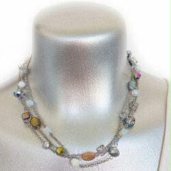 Perseid - Night Sky - Three Strand Necklace