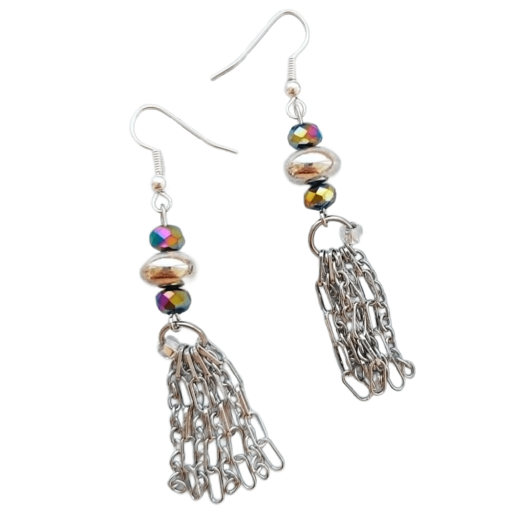 Perseid - Firefly - Tassel Earrings