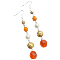 Golden Hour - Summer Lingers - Five Bead Earrings