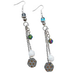 Perseid - Supernova - Shoulder Duster Earrings