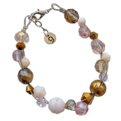 Sample Sale - Pink & Gold Rope Bracelet