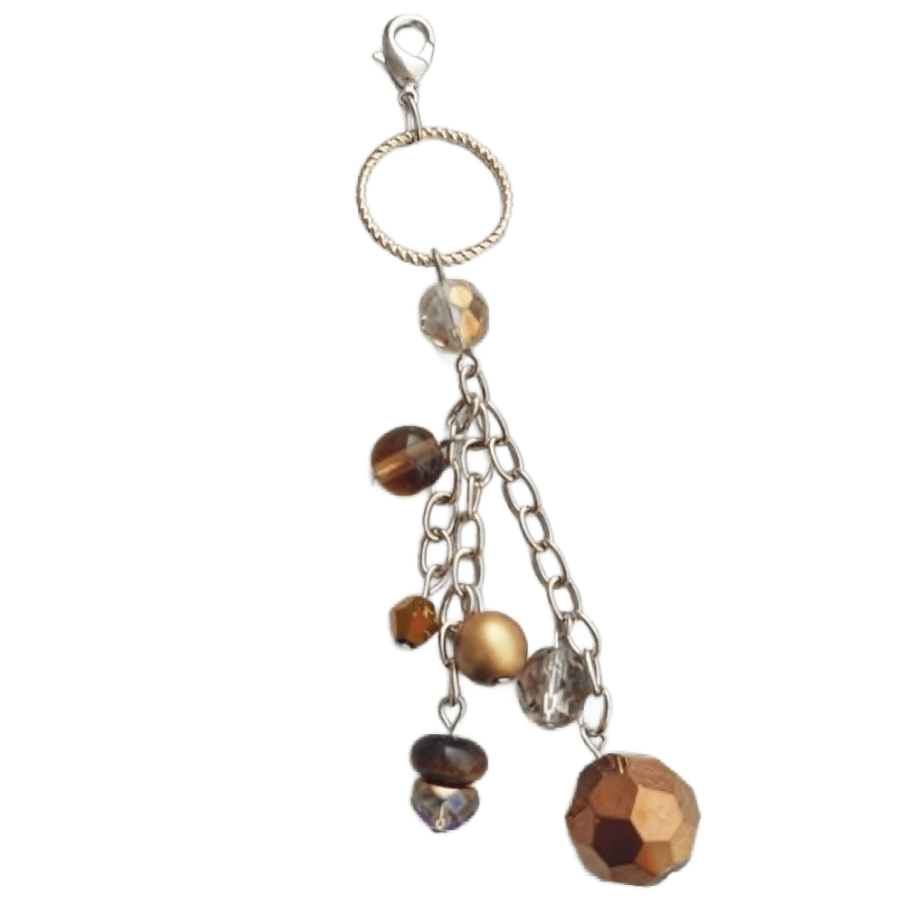 Sample Sale - Split Cluster Pendant in Bronze & Gold