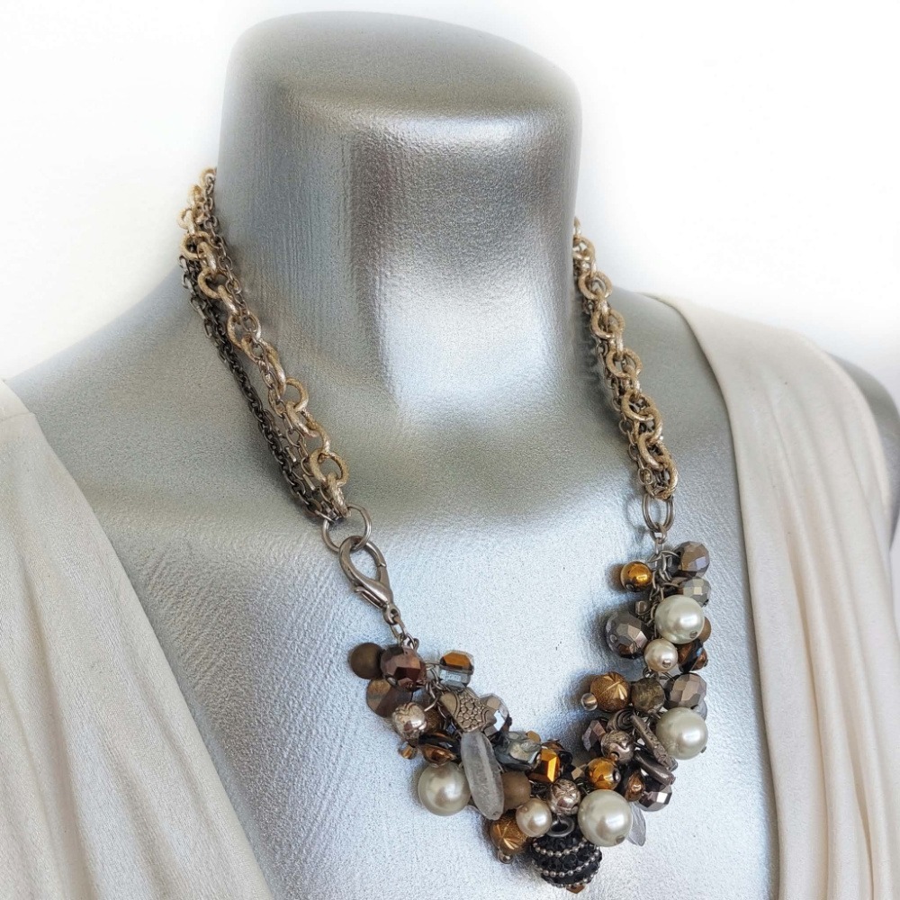 Lucky 13: Loved Again - The Elements - Multi Chain Cluster Necklace - Image 3