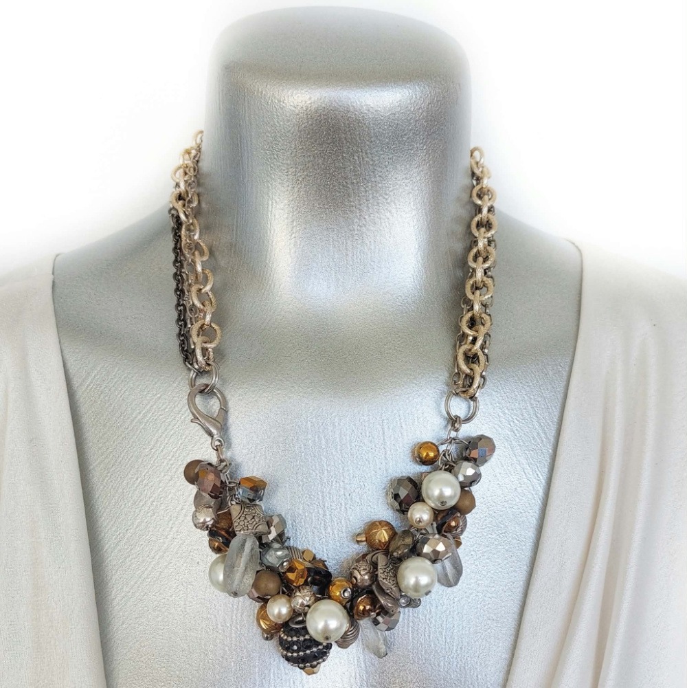 Lucky 13: Loved Again - The Elements - Multi Chain Cluster Necklace
