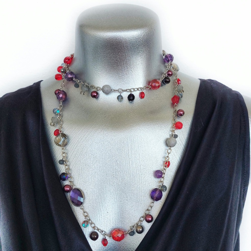 Vamp Collection - Dressed to Kill - Chain Long Strand Necklace