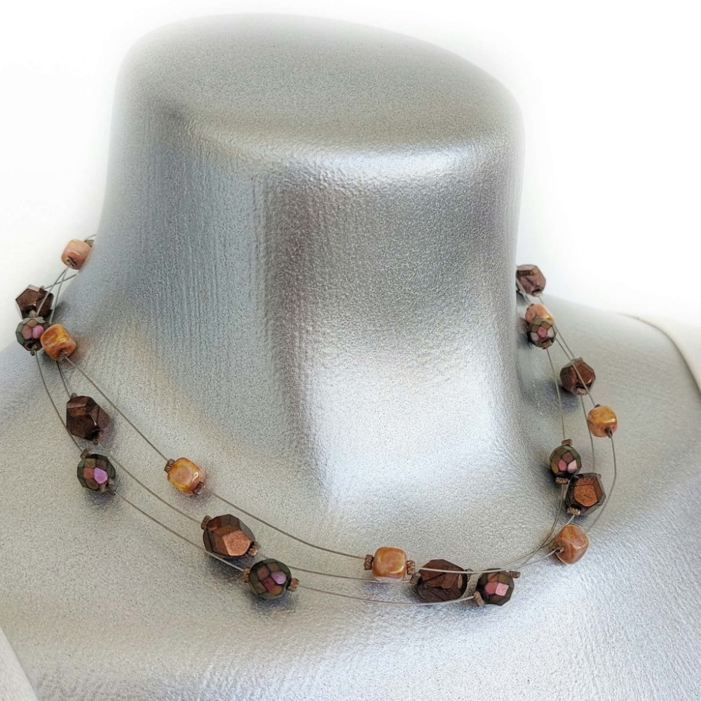 Lucky 13: Loved Again - Solitude - Three Strand Necklace - Image 3