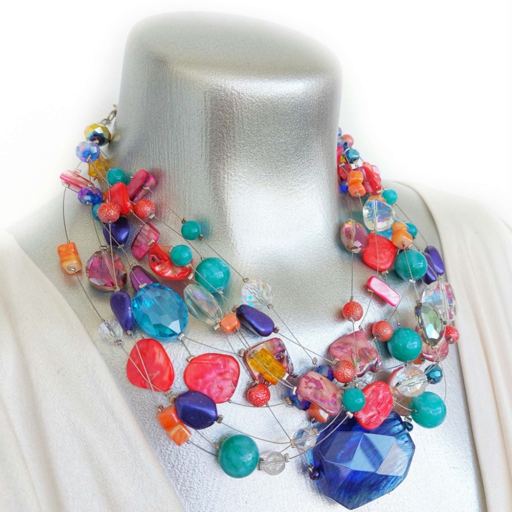 Lucky 13: Loved Again - Tropical Storm - Classic Ten Strand Necklace - Image 3