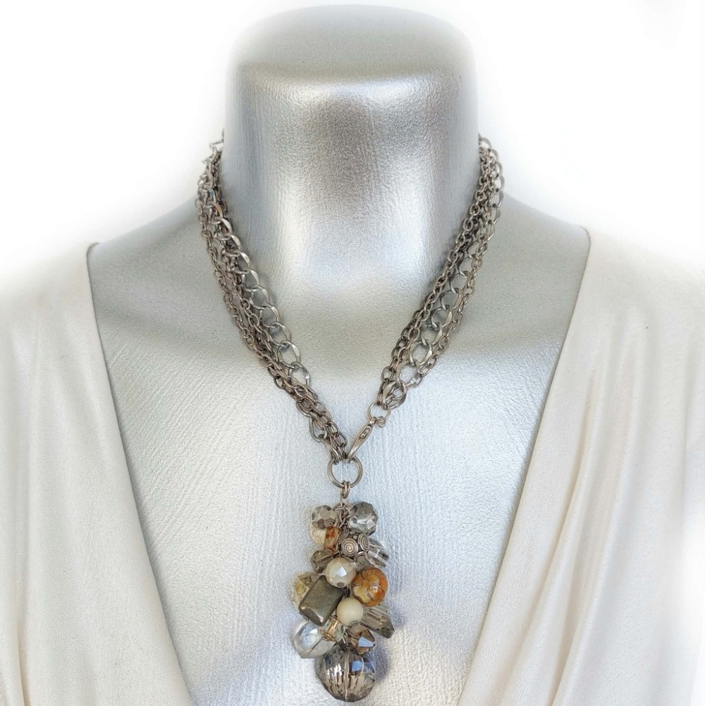 Lucky 13: Loved Again - The Elements - Adjustable Cluster Drop Necklace