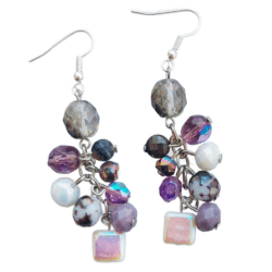 Cluster Drop Earrings - Hopeful