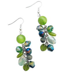 Cluster Drop Earrings - Harmony